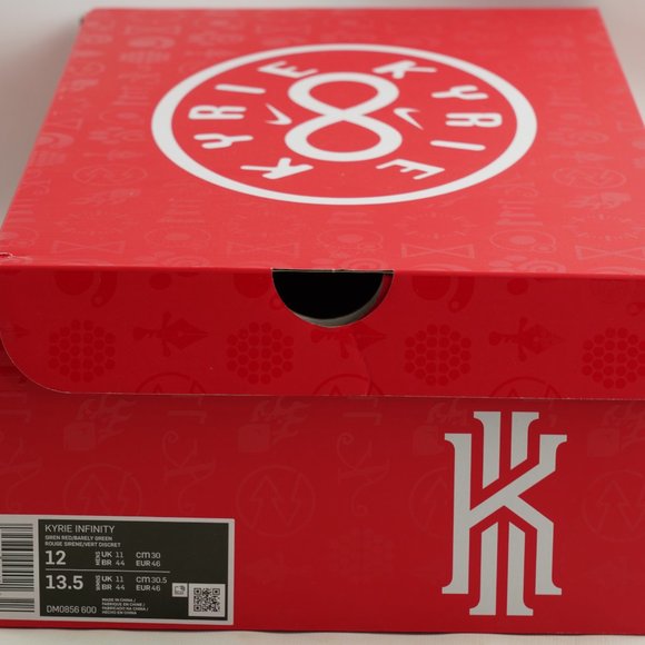 Nike Kyrie Infinity 8 Basketball Athletic Shoes Siren Red Men's size 12 DM0856 - Picture 8 of 13